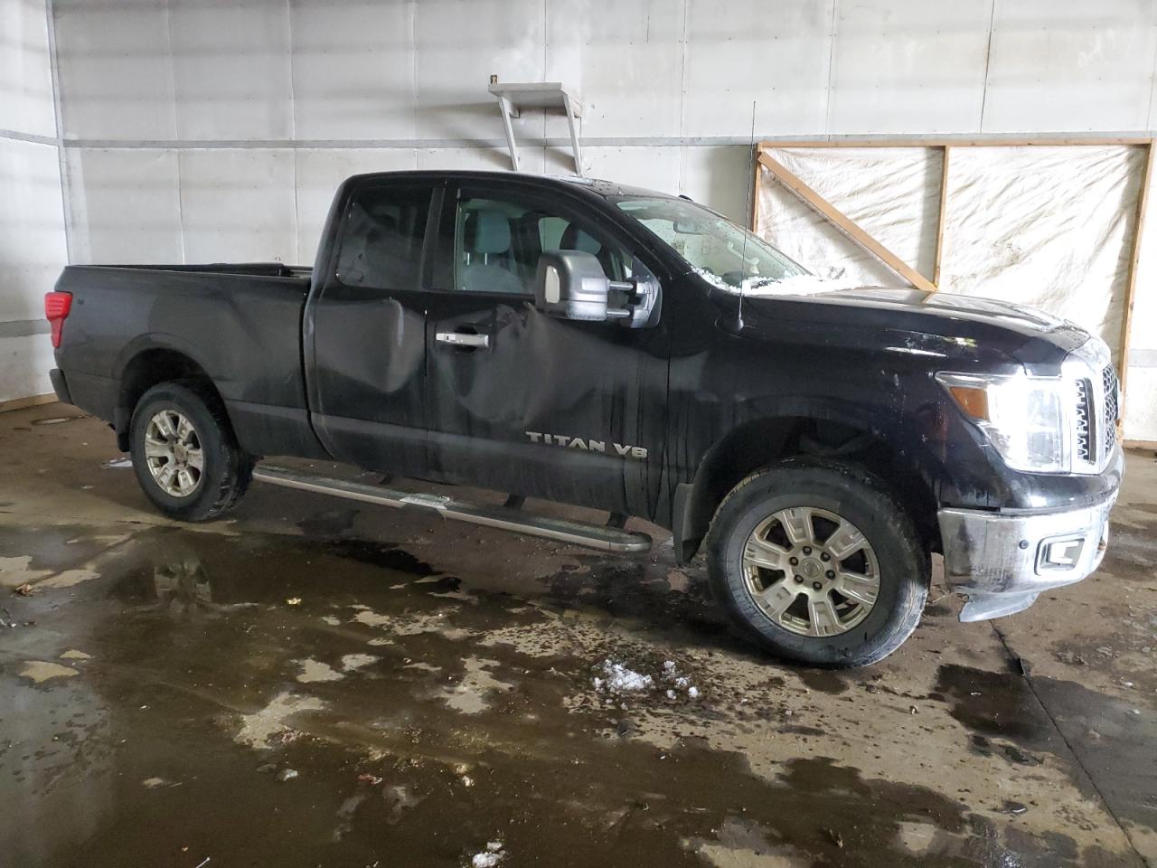 2018 Nissan Titan VIN 1N6AA1C51JN525424 Copart auction photo, all over damage thumbnail 4