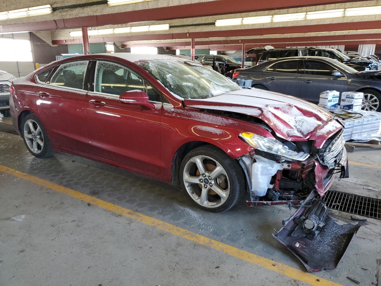 2015 Ford Fusion VIN 3FA6P0H73FR289820 Copart auction photo, front end damage thumbnail 4