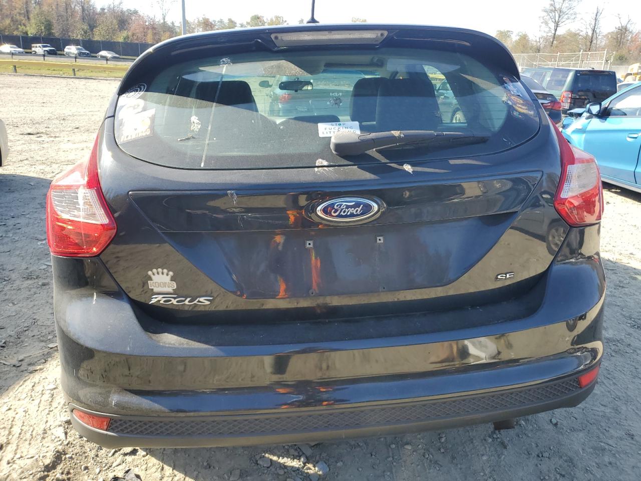 2013 Ford Focus VIN 1FADP3K29DL206988 Copart auction photo, front end damage thumbnail 6