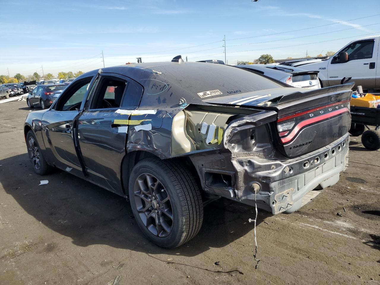 2018 Dodge Charger VIN 2C3CDXJG2JH330620 Copart auction photo, rear end damage thumbnail 2