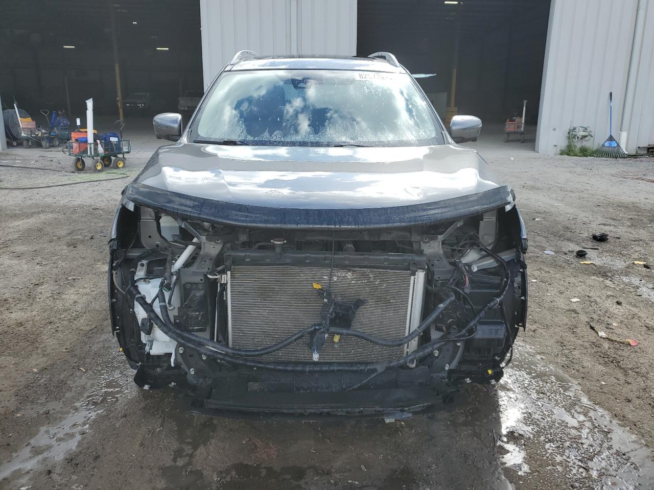 2017 Nissan Rogue VIN JN8AT2MV8HW018742 Copart auction photo, front end / rear end damage thumbnail 5