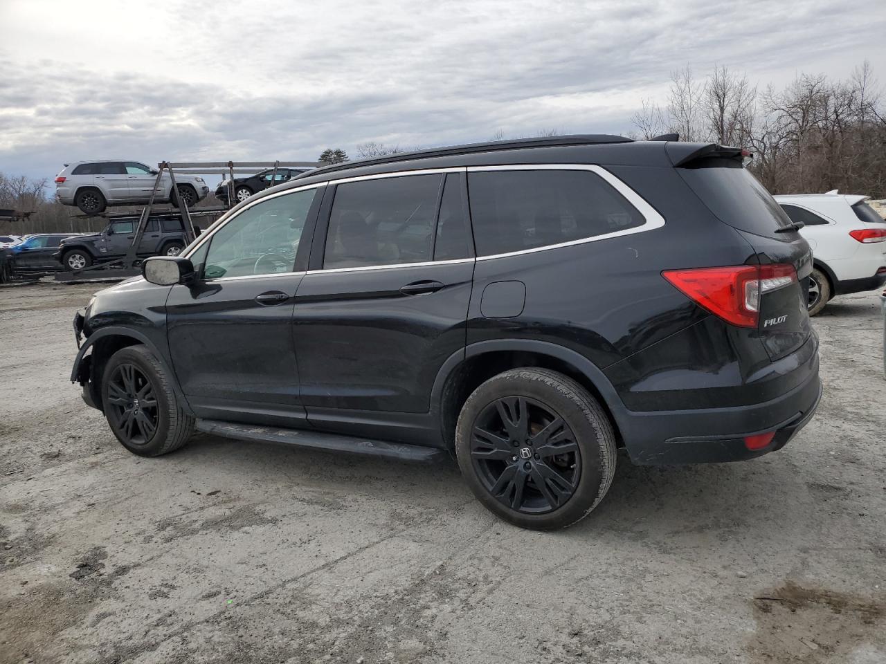 2021 Honda Pilot VIN 5FNYF6H24MB029437 Copart auction photo, front end damage thumbnail 2