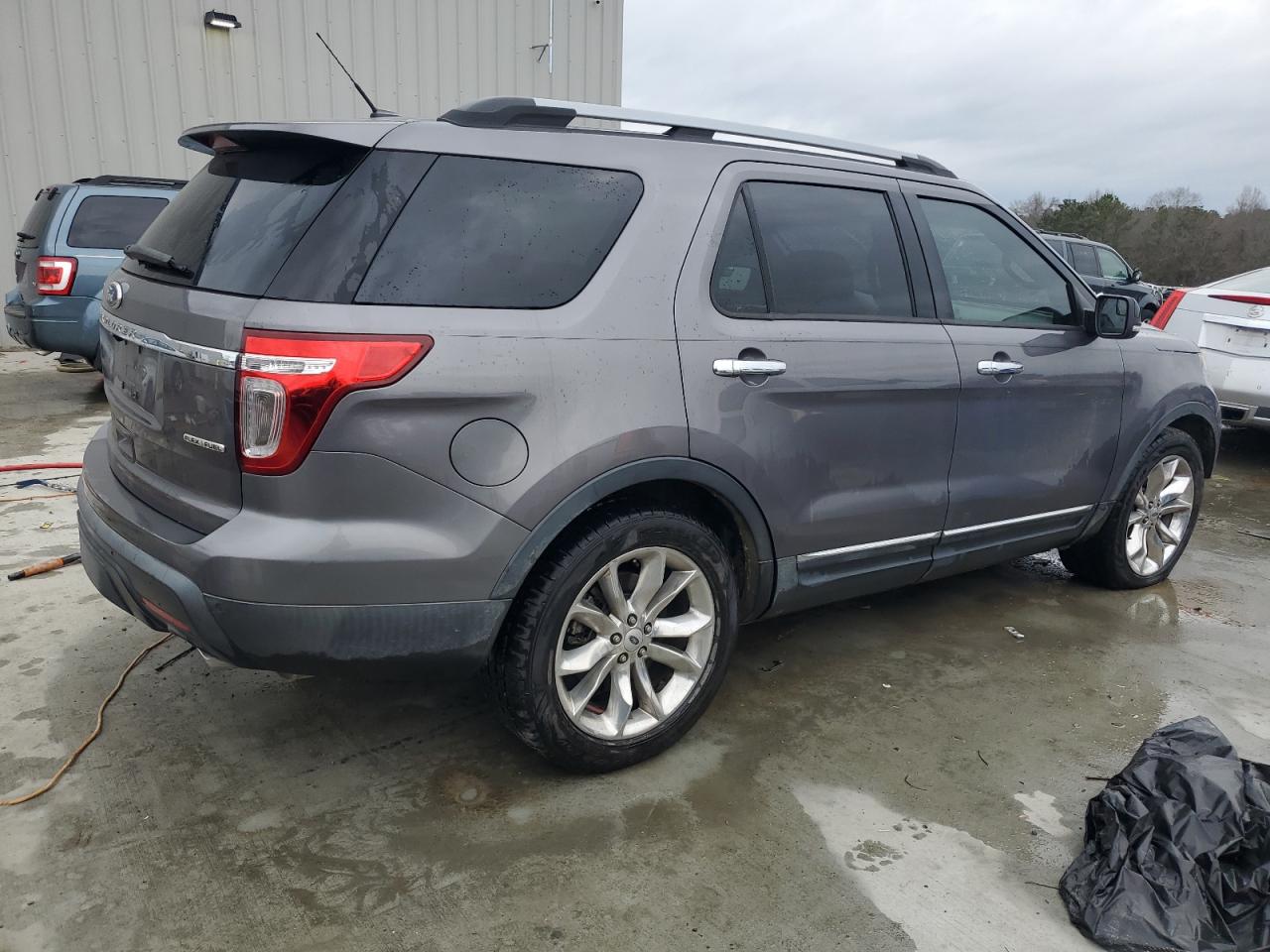 2013 Ford Explorer VIN 1FM5K7D89DGB75350 Copart auction photo, front end / side damage thumbnail 3
