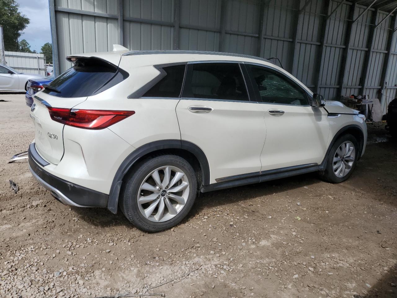 2019 Infiniti QX50 VIN 3PCAJ5M18KF117962 Copart auction photo, front end damage thumbnail 3