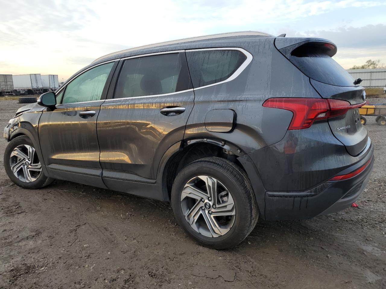 2023 Hyundai Santa Fe VIN 5NMS24AJ4PH648128 Copart auction photo, front end / side damage thumbnail 2