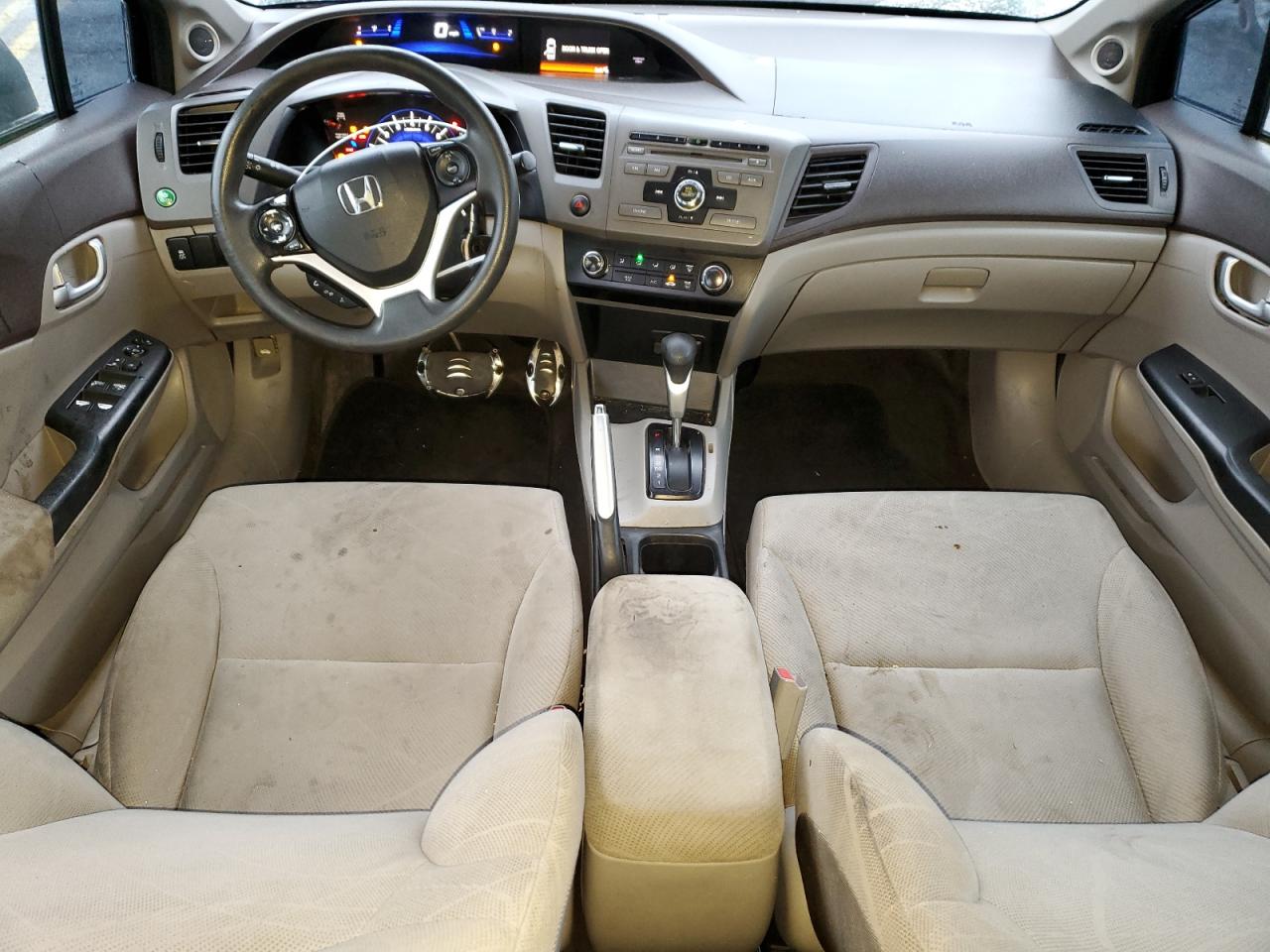 2012 Honda Civic VIN 19XFB2F83CE317991 Copart auction photo, rear end / front end damage thumbnail 8