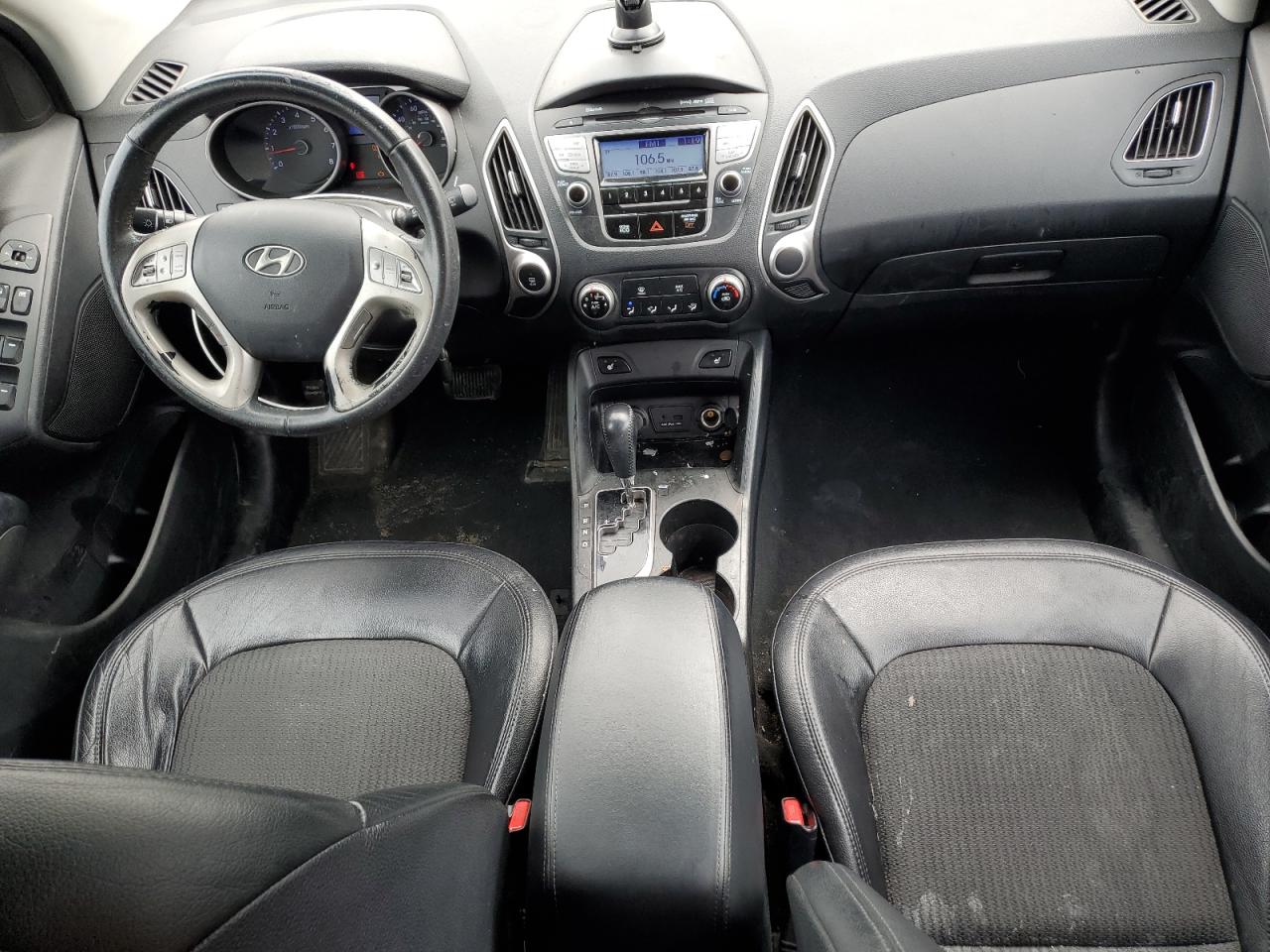 2013 Hyundai Tucson VIN KM8JUCAC8DU620446 Copart auction photo, side / front end damage thumbnail 8