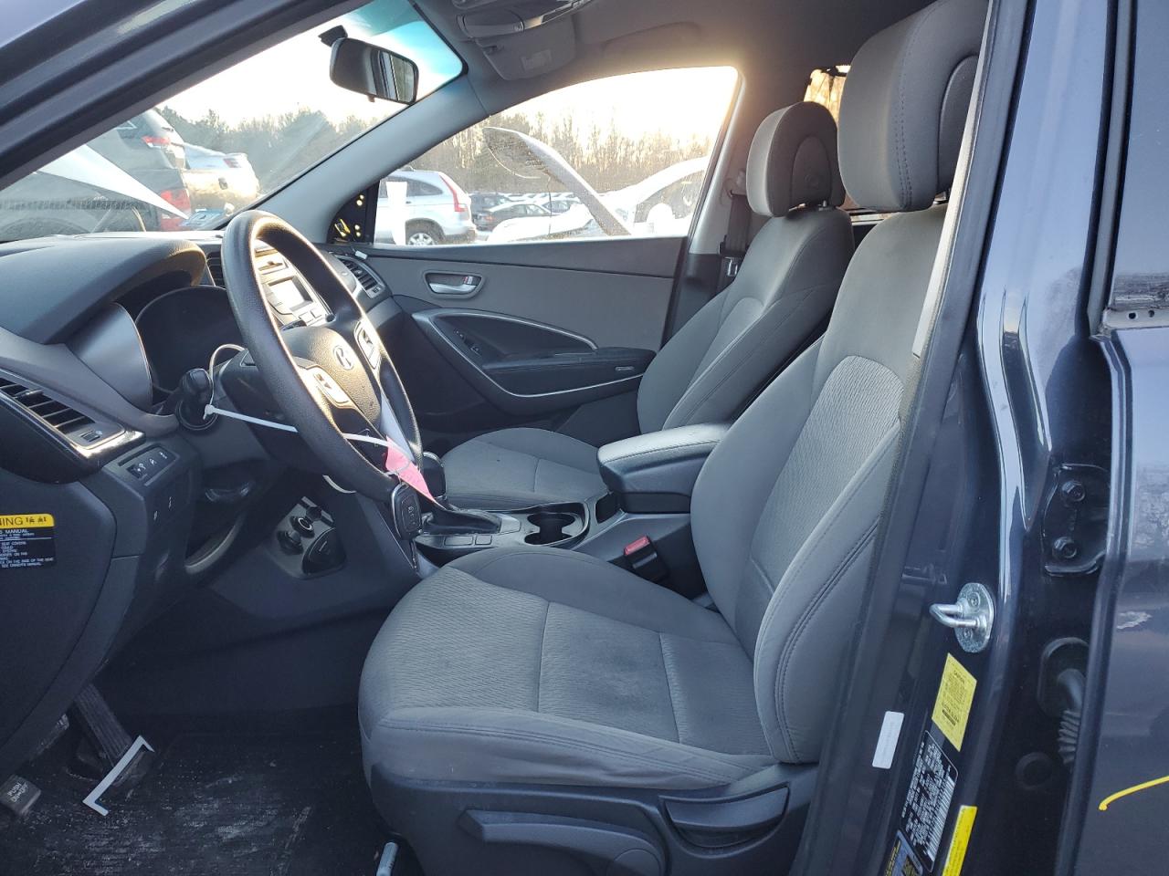 2015 Hyundai Santa Fe VIN 5XYZTDLBXFG282105 Copart auction photo, side / front end damage thumbnail 7