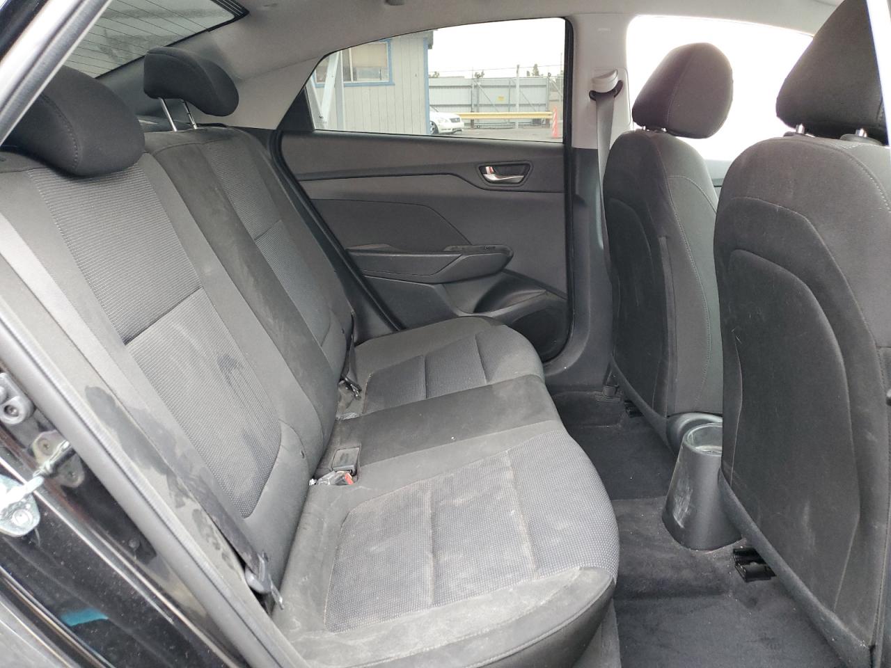 2022 Hyundai Accent VIN 3KPC24A68NE155055 Copart auction photo, vandalism damage thumbnail 10