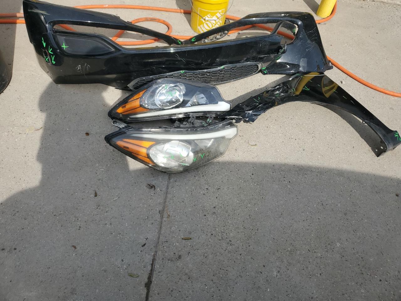 2016 KIA Forte VIN KNAFX4A63G5572884 Copart auction photo, front end damage thumbnail 12