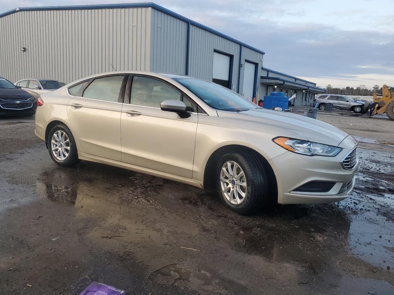 2017 Ford Fusion VIN 3FA6P0G77HR122946 Copart auction photo, front end damage thumbnail 4