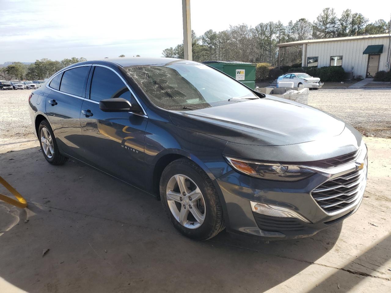 2020 Chevrolet Malibu VIN 1G1ZB5ST4LF151777 Copart auction photo, front end / side damage thumbnail 4