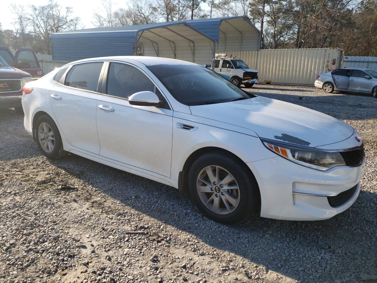 2017 KIA Optima VIN 5XXGT4L31HG174351 Copart auction photo, rear end damage thumbnail 4