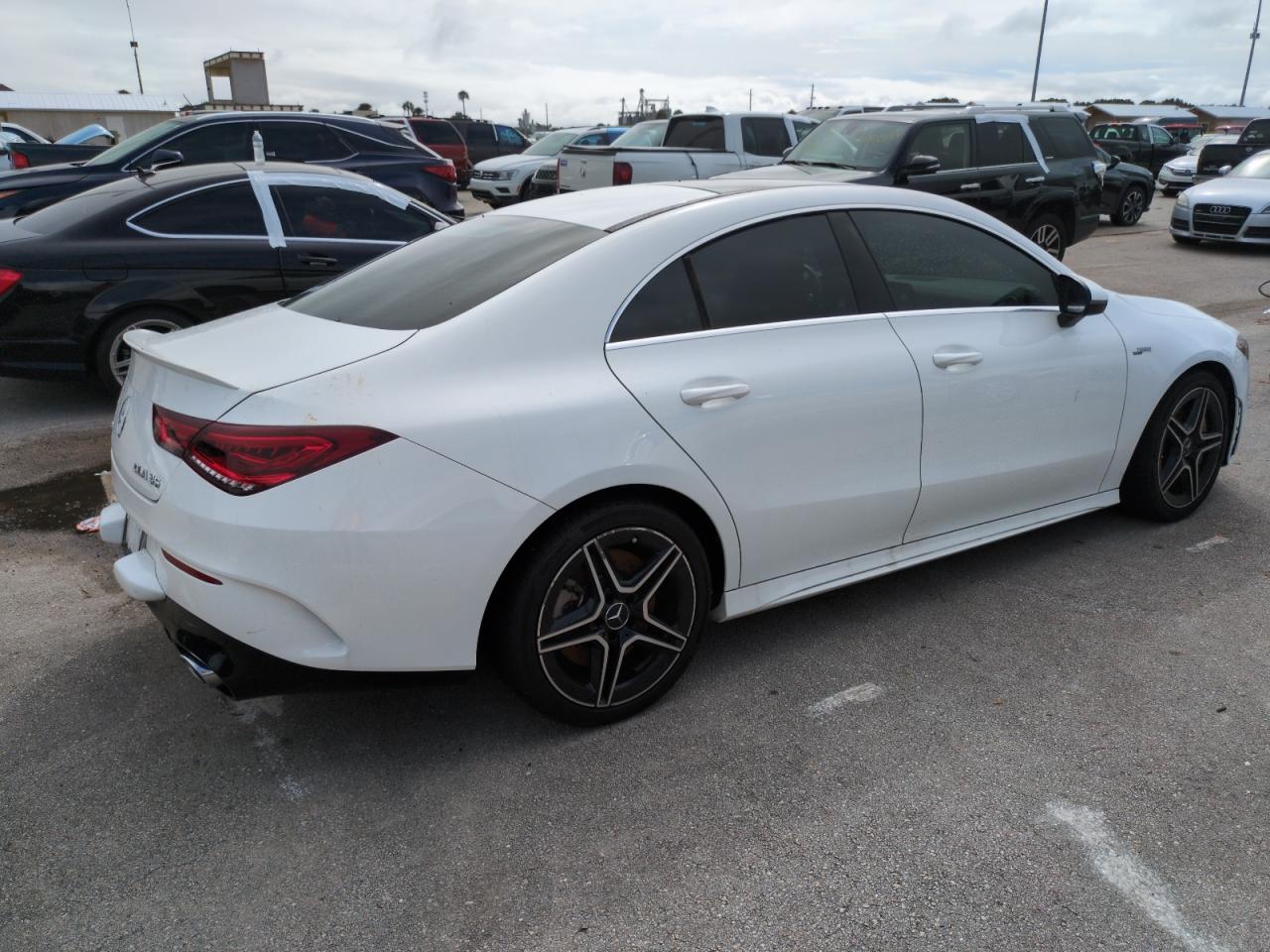 2022 Mercedes-Benz CLA-klasse VIN W1K5J5BB0NN320742 Copart auction photo, water/flood damage thumbnail 3