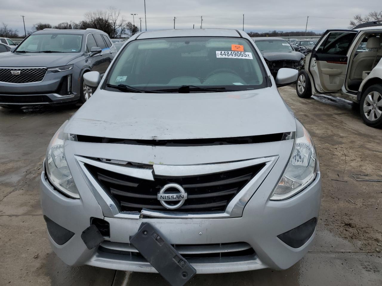 2017 Nissan Versa VIN 3N1CN7AP5HL849562 Copart auction photo, front end / hail damage thumbnail 5