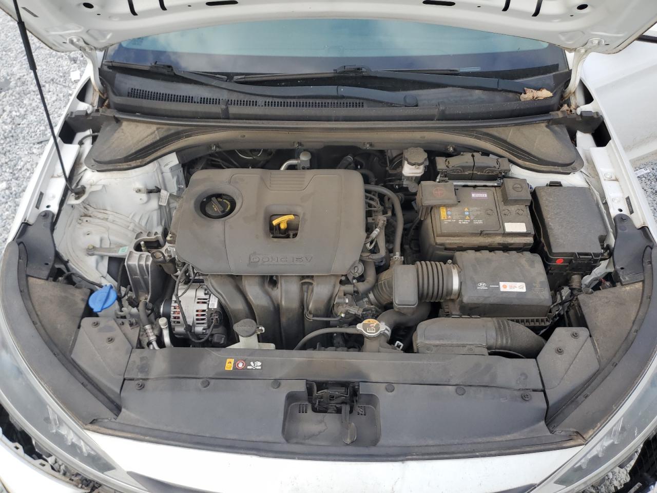 2019 Hyundai Elantra VIN 5NPD74LF7KH487756 Copart auction photo, rear end / front end damage thumbnail 12