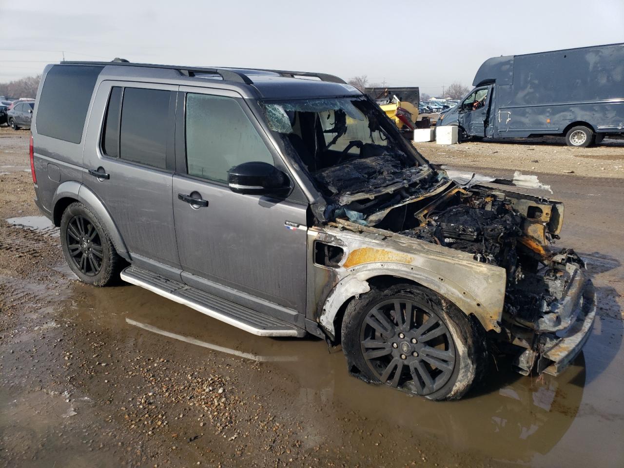 2016 Land Rover LR4 VIN SALAG2V63GA803097 Copart auction photo, burn damage thumbnail 4