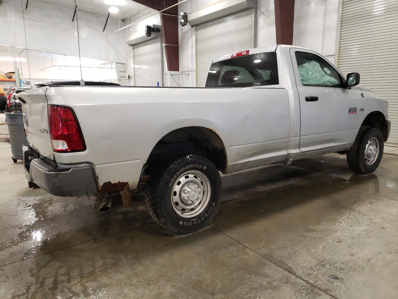 2011 Dodge RAM VIN 3D7LT2ET2BG566166 Copart auction photo, top/roof / all over damage thumbnail 3