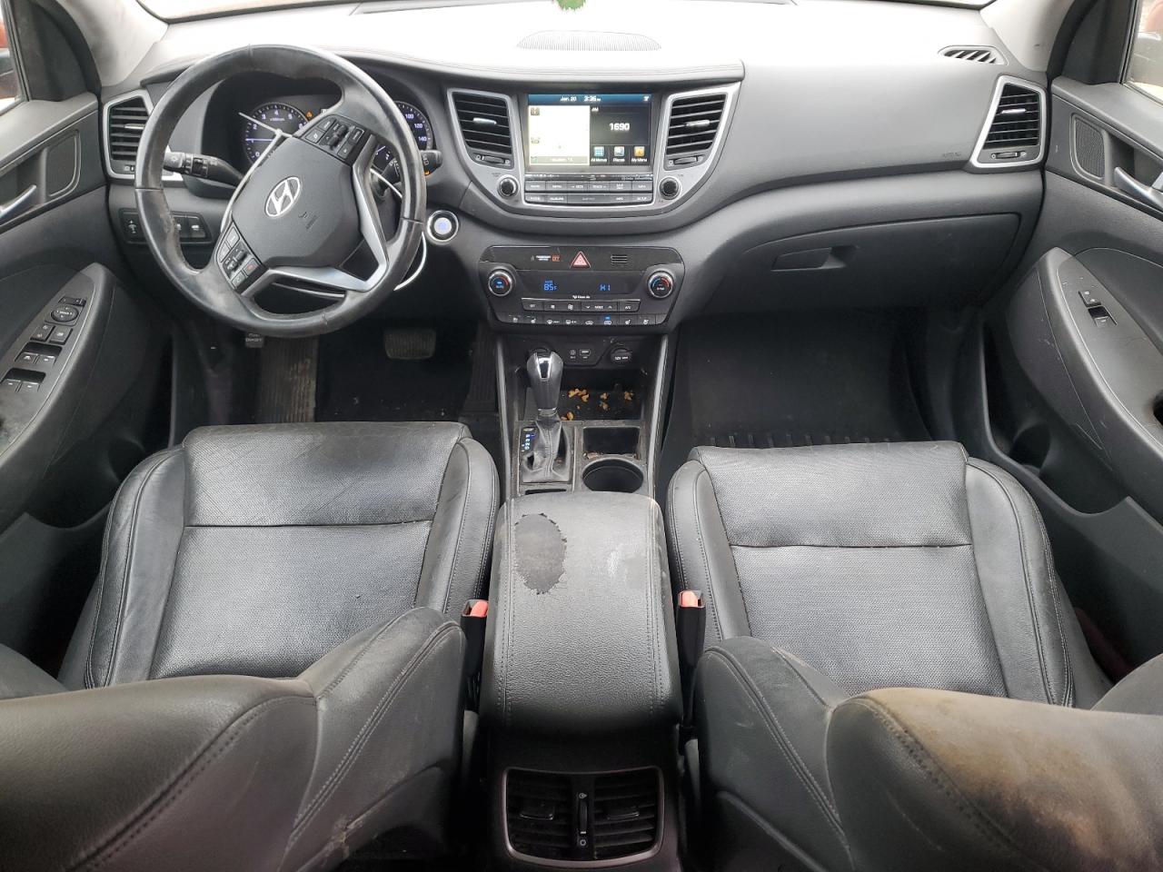 2016 Hyundai Tucson VIN KM8J33A29GU153200 Copart auction photo, front end / minor dent/scratches damage thumbnail 8
