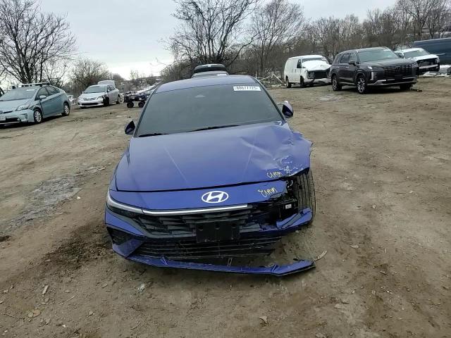 2024 Hyundai Elantra VIN KMHLM4DG6RU748611 Copart auction photo, front end / side damage thumbnail 11