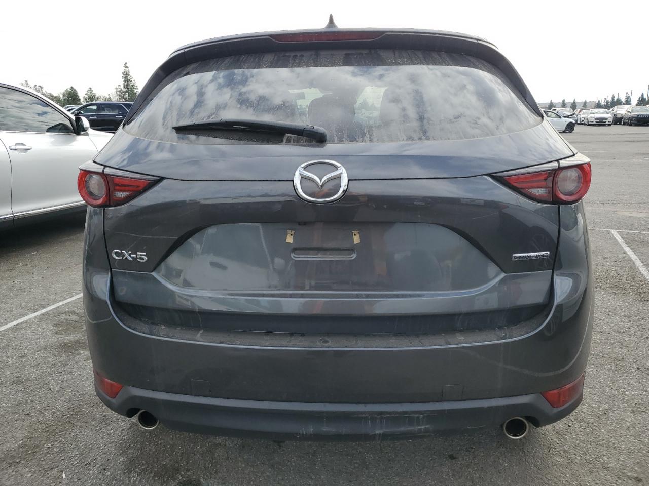 2020 Mazda CX-5 VIN JM3KFADM9L0863627 Copart auction photo, front end damage thumbnail 6