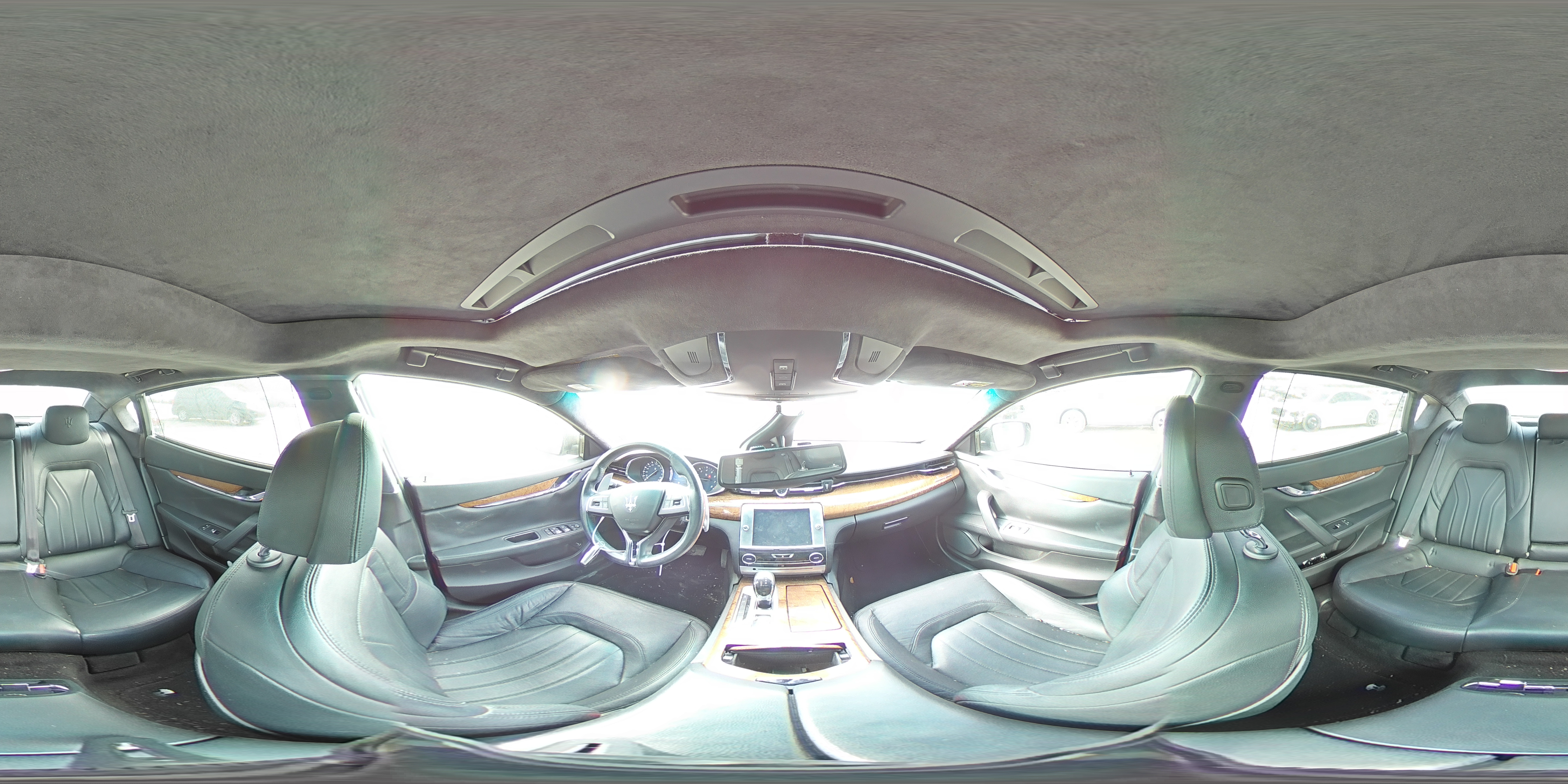 2014 Maserati Quattroporte VIN ZAM56PPA3E1081181 Copart auction photo, top/roof damage thumbnail 12