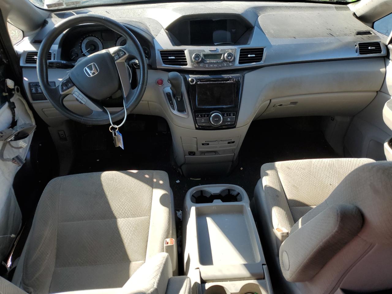 2016 Honda Odyssey VIN 5FNRL5H37GB078183 Copart auction photo, front end / side damage thumbnail 8
