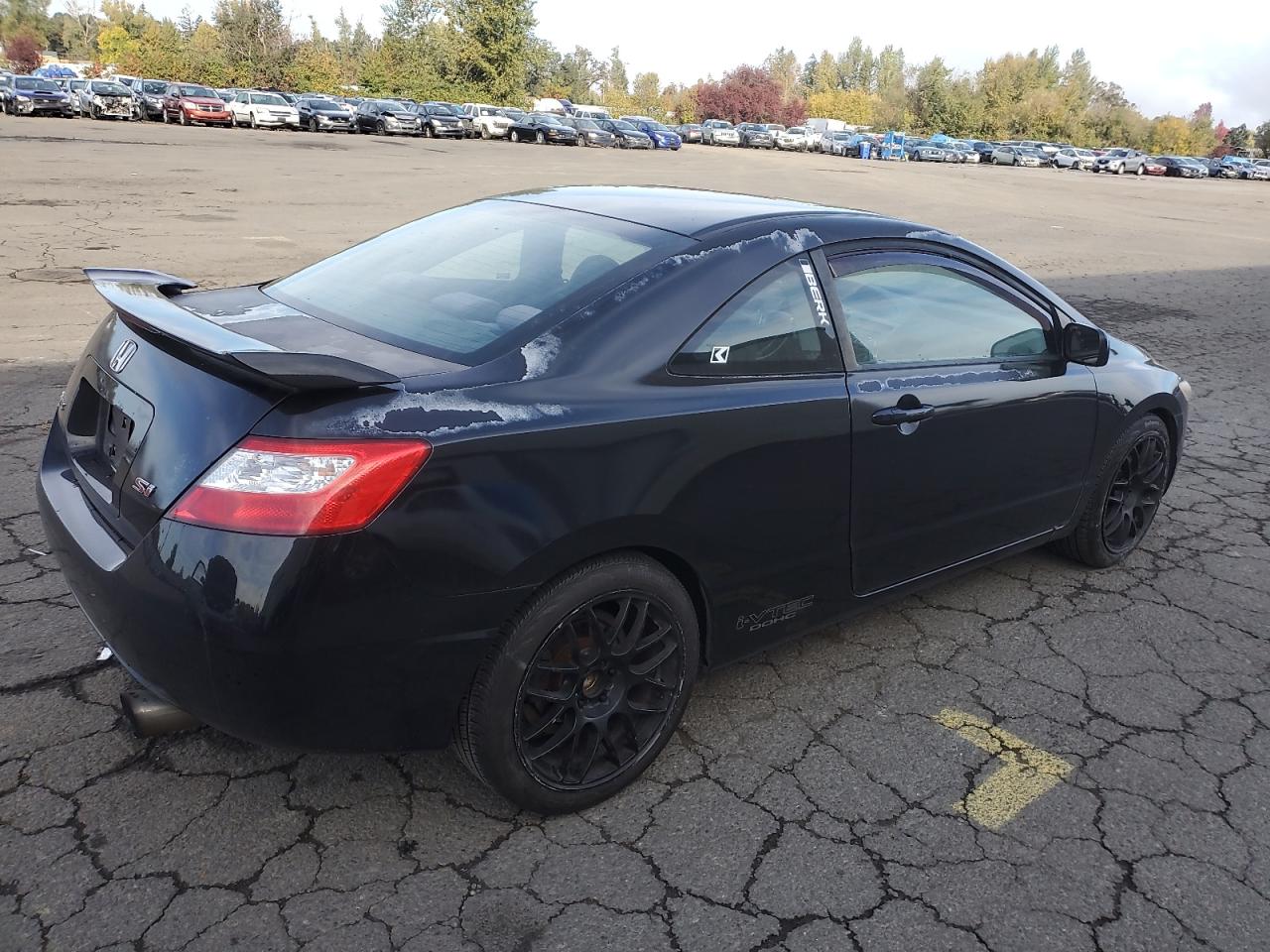 2007 Honda Civic VIN 2HGFG21597H711473 Copart auction photo, frame damage damage thumbnail 3