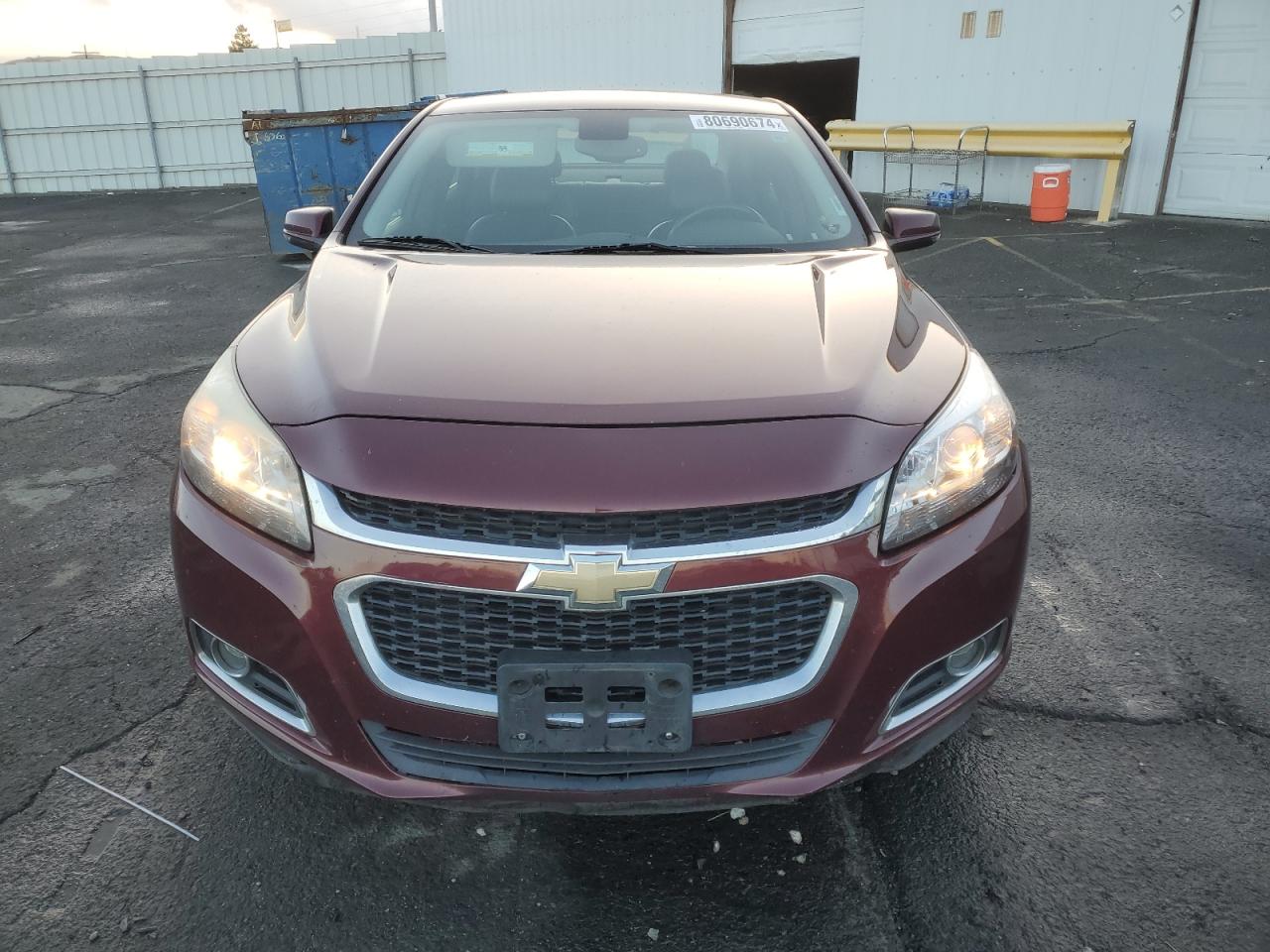 2016 Chevrolet Malibu VIN 1G11E5SA6GF103724 Copart auction photo, rear end / side damage thumbnail 5