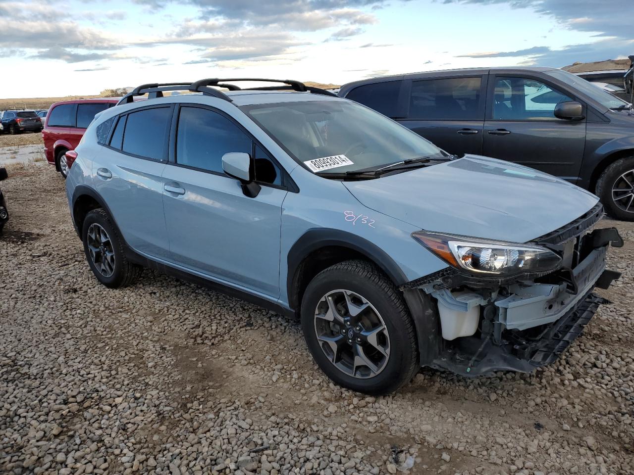 2019 Subaru XV VIN JF2GTACC6KH277615 Copart auction photo, front end damage thumbnail 4