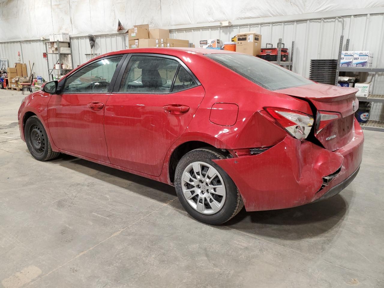 2015 Toyota Corolla VIN 2T1BURHE3FC431254 Copart auction photo, rear end damage thumbnail 2