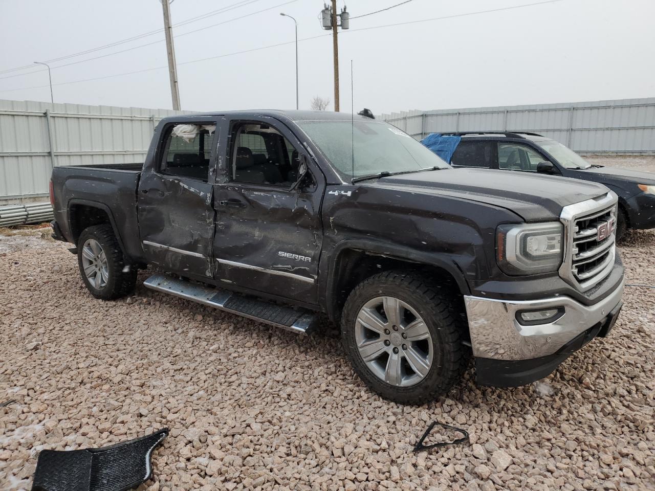 2016 GMC Sierra VIN 3GTU2NEJ2GG227187 Copart auction photo, side / front end damage thumbnail 4