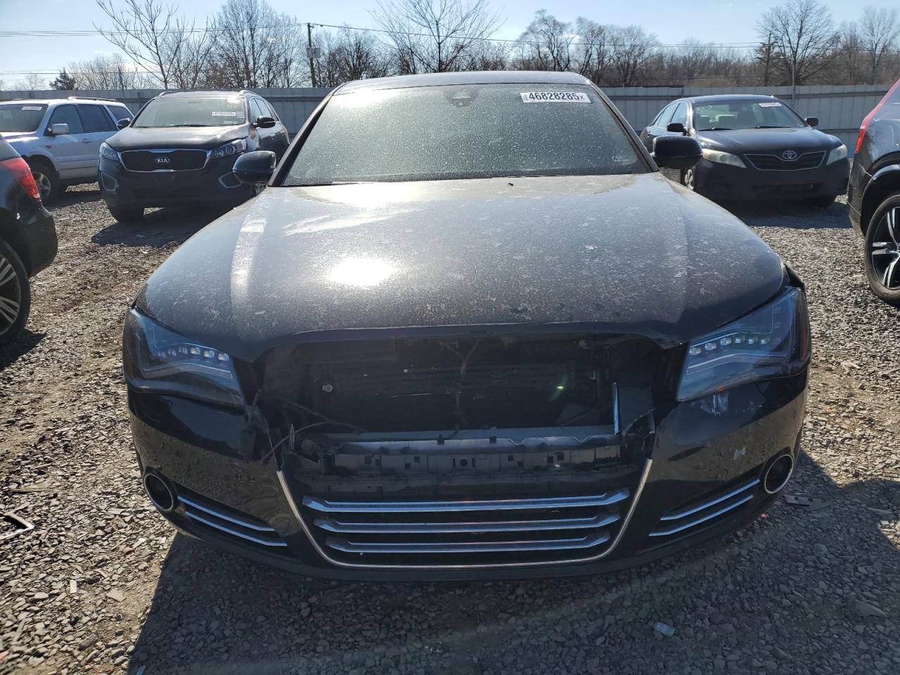 2014 Audi A8 VIN WAUR2AFDXEN005361 Copart auction photo, front end damage thumbnail 5