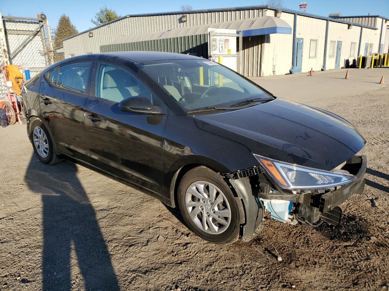 2019 Hyundai Elantra VIN KMHD74LF3KU805356 Copart auction photo, all over / undercarriage damage thumbnail 4