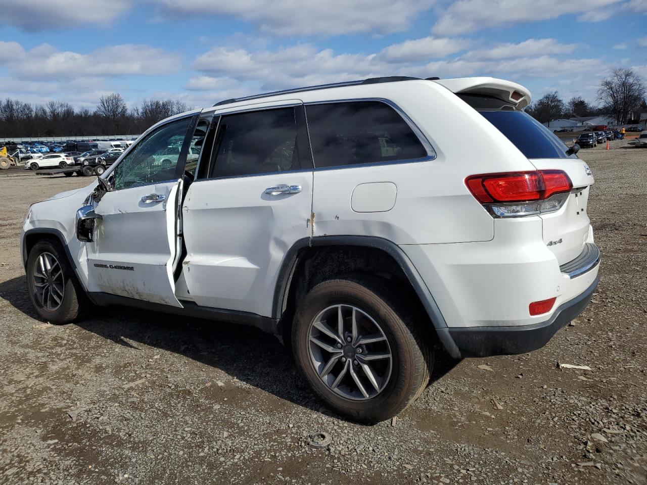 2020 Jeep Grand Cherokee VIN 1C4RJFBG6LC217959 Copart auction photo, front end / side damage thumbnail 2