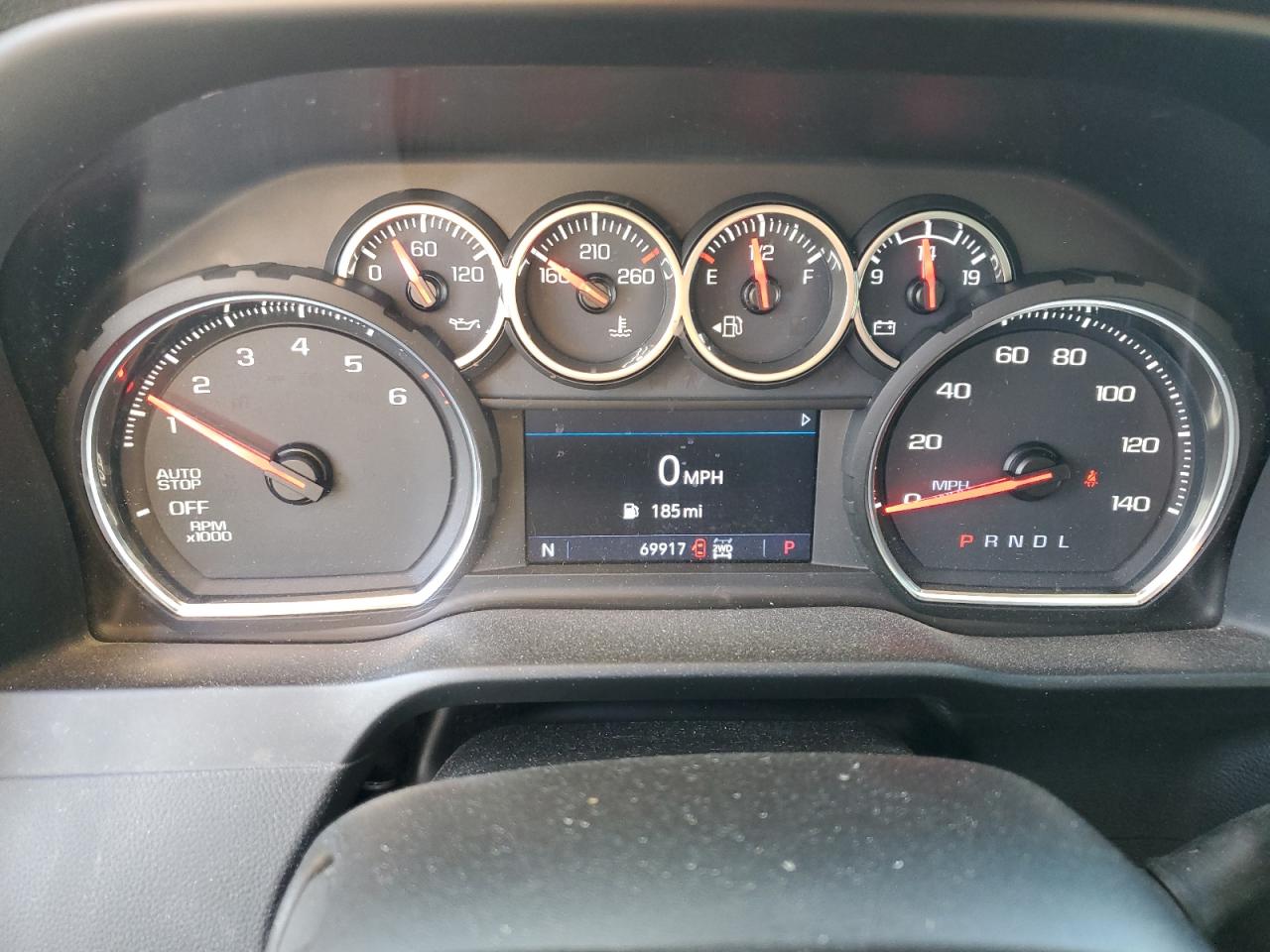 2020 Chevrolet Silverado VIN 1GCRYDEK4LZ257146 Copart auction photo, rear end damage thumbnail 9