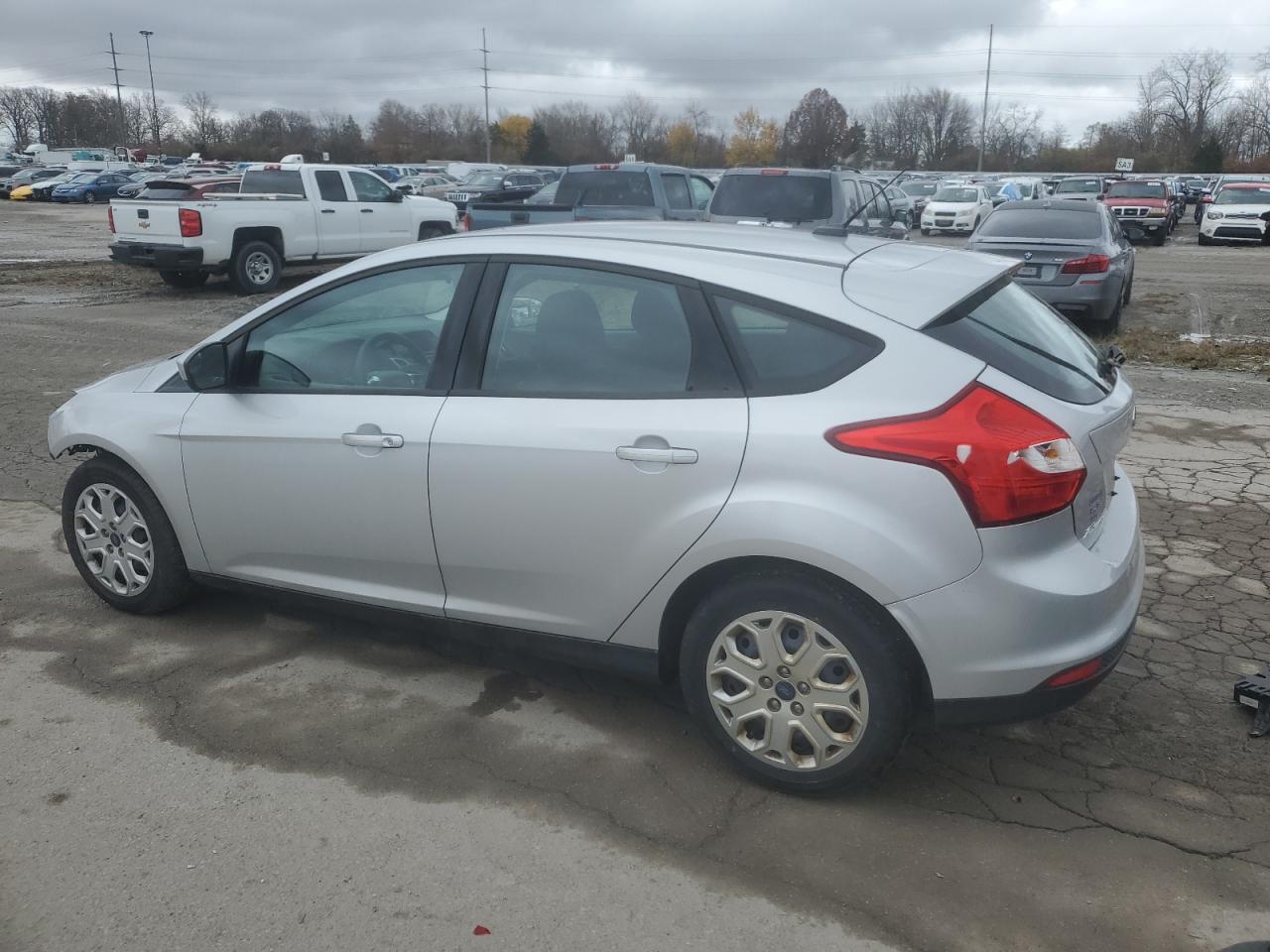 2012 Ford Focus VIN 1FAHP3K27CL465754 Copart auction photo, front end / undercarriage damage thumbnail 2