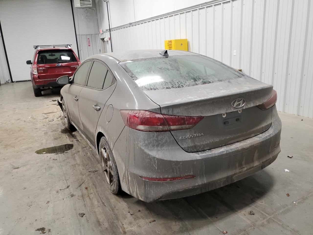 2018 Hyundai Elantra VIN KMHD84LF1JU578440 Copart auction photo, front end damage thumbnail 2