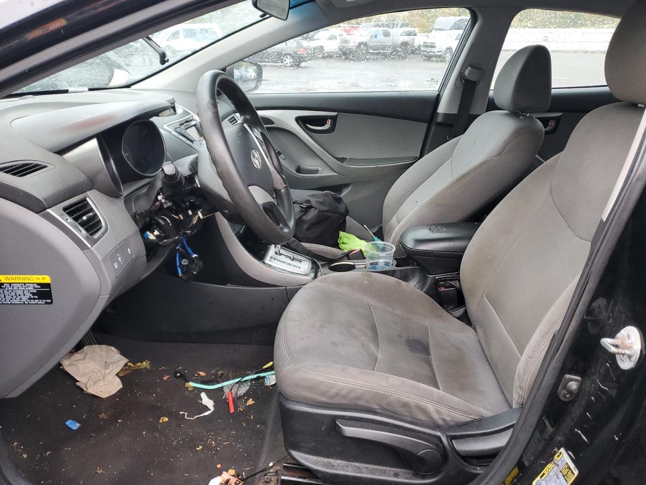 2012 Hyundai Elantra VIN 5NPDH4AE8CH109213 Copart auction photo, vandalism damage thumbnail 7