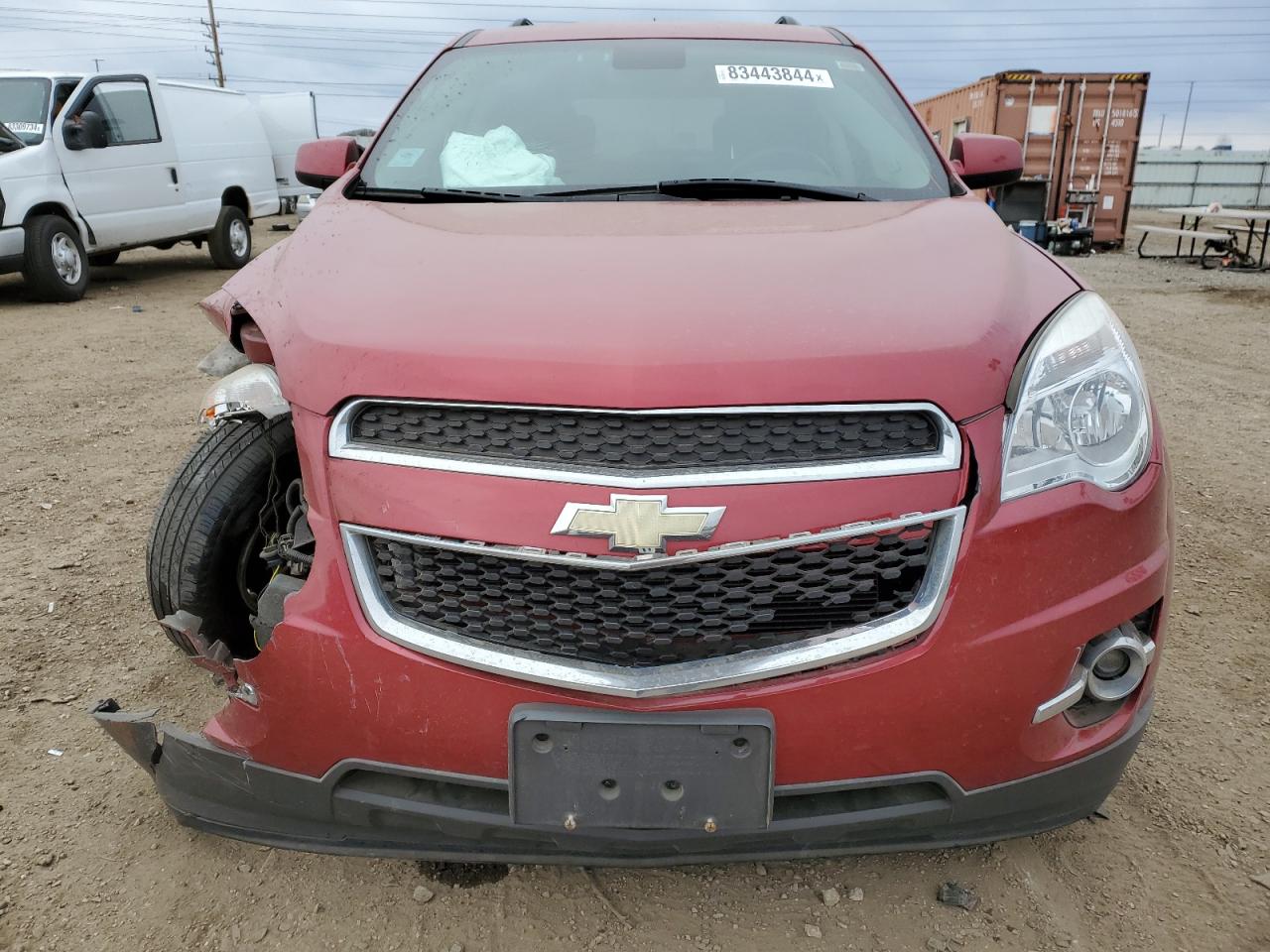 2014 Chevrolet Equinox VIN 2GNALCEK6E6347796 Copart auction photo, front end / side damage thumbnail 5