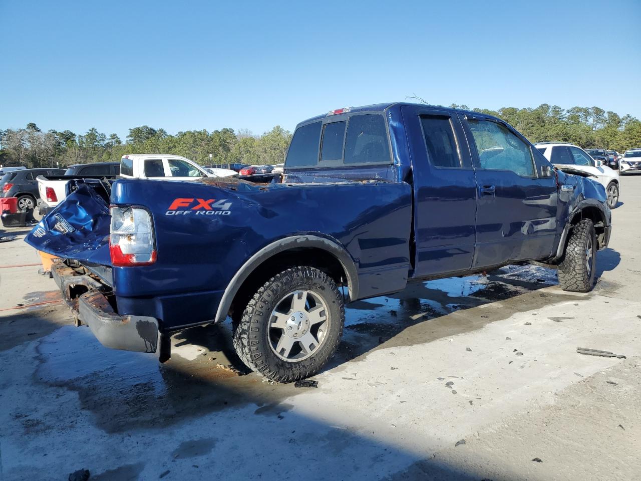 2008 Ford F-150 VIN 1FTPX145X8FA28001 Copart auction photo, all over / burn - interior damage thumbnail 3