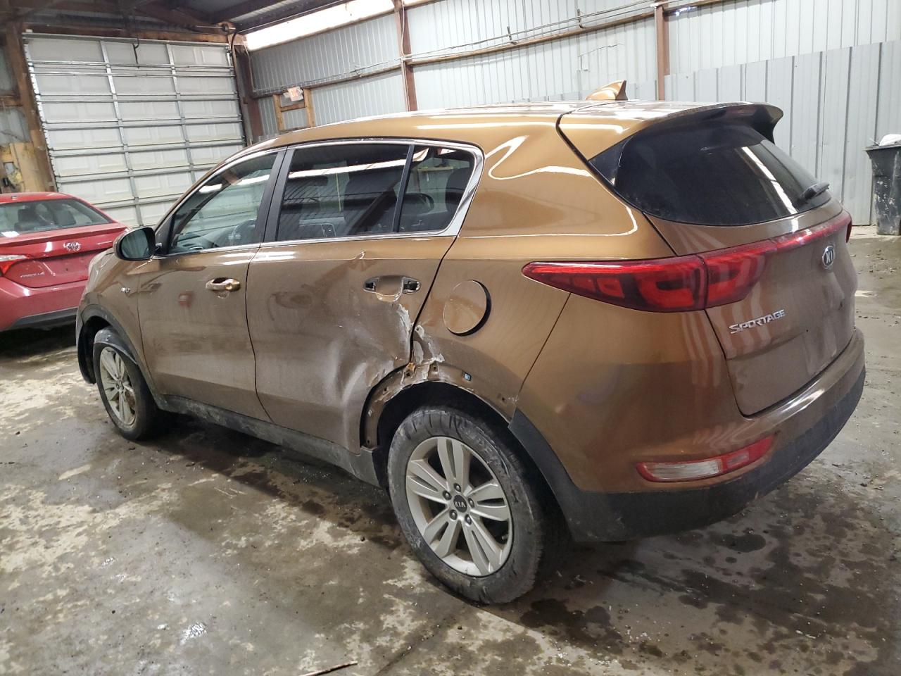 2017 KIA Sportage VIN KNDPMCAC8H7177993 Copart auction photo, front end / side damage thumbnail 2