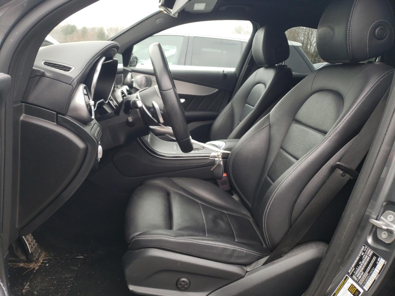 2020 Mercedes-Benz GLC VIN W1N0J8EBXLF759741 Copart auction photo, side / front end damage thumbnail 7