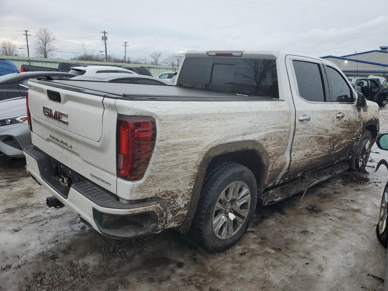 2019 GMC Sierra VIN 3GTU9FED4KG196013 Copart auction photo, front end damage thumbnail 3