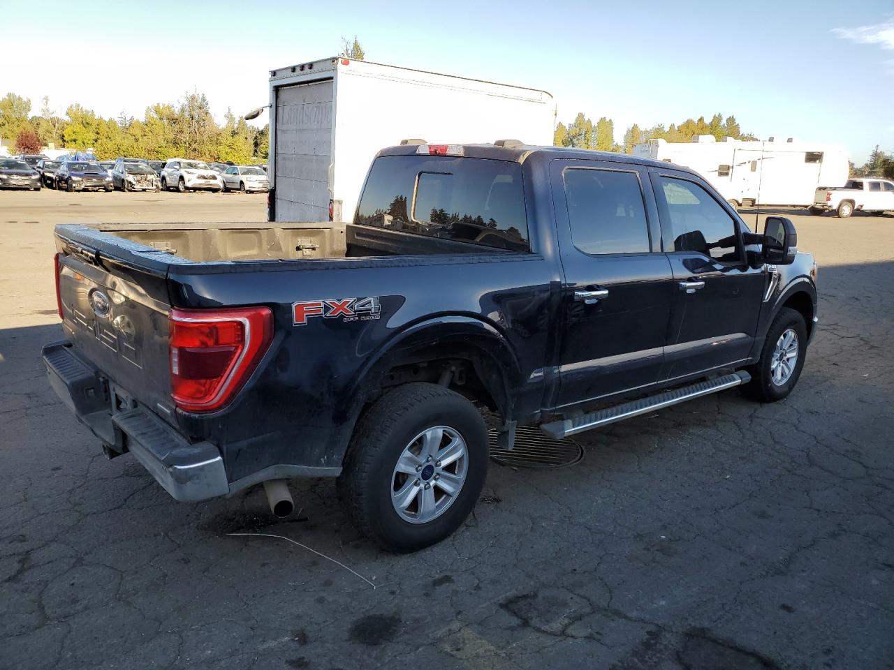 2022 Ford F-150 VIN 1FTFW1E83NFA50991 Copart auction photo, rear end damage thumbnail 3