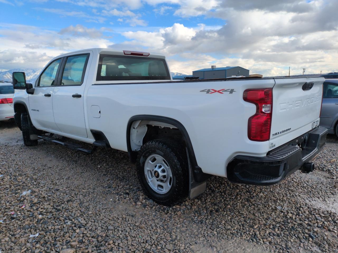 2024 Chevrolet Silverado VIN 1GC4YLE7XRF213128 Copart auction photo, front end / side damage thumbnail 2
