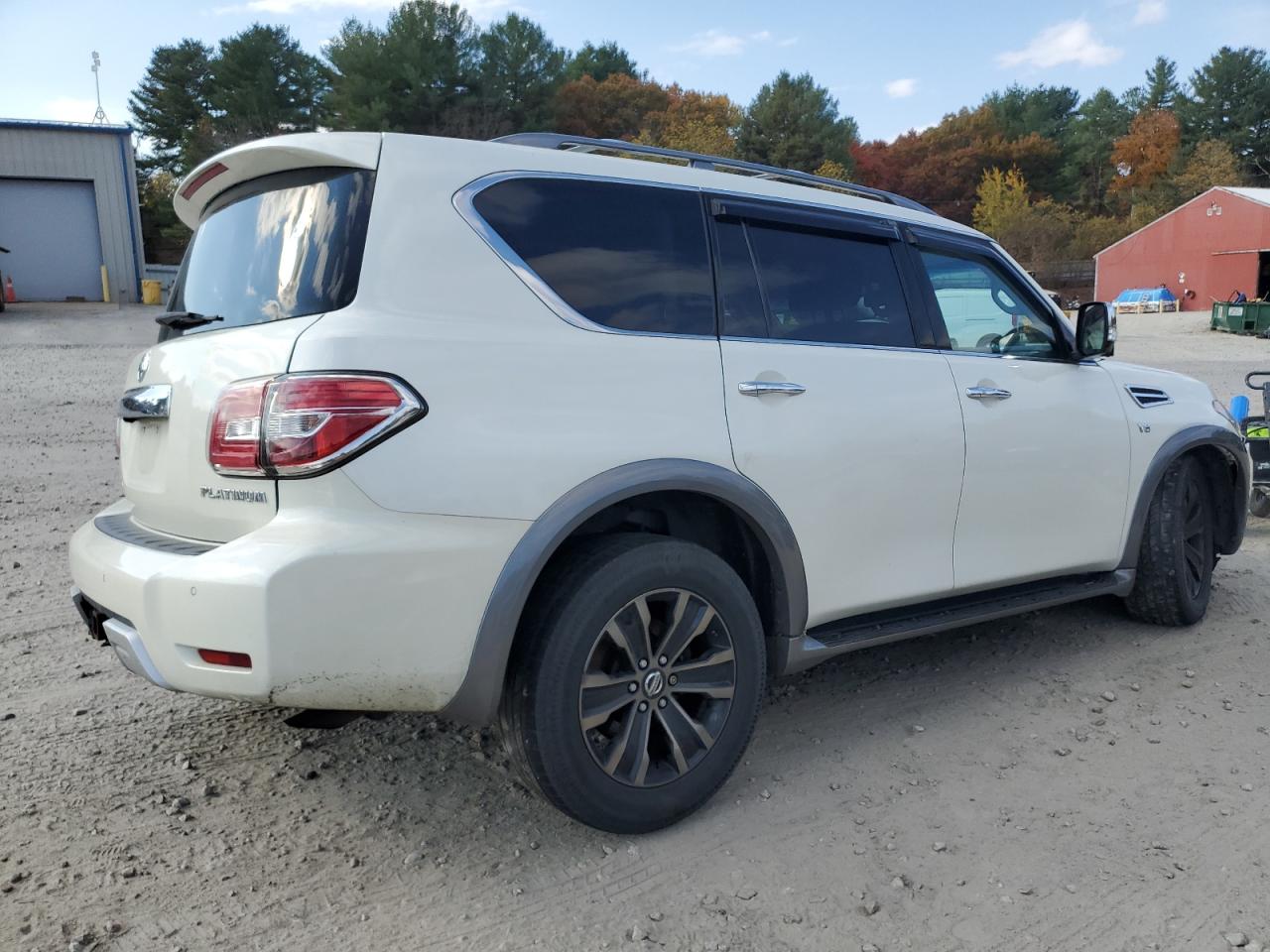 2017 Nissan Armada VIN JN8AY2NE3H9705951 Copart auction photo, front end damage thumbnail 3