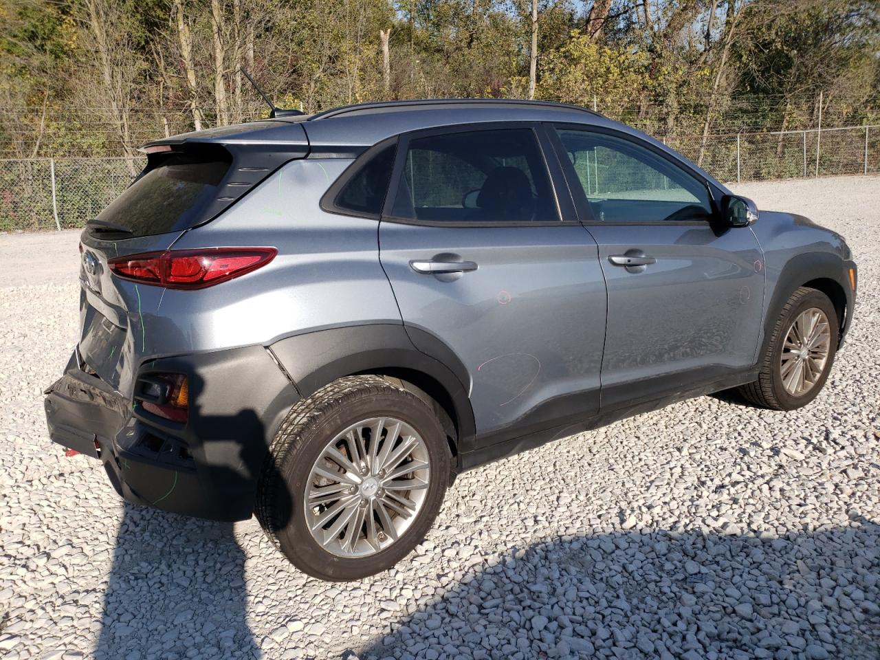 2018 Hyundai Kona VIN KM8K22AA3JU086853 Copart auction photo, rear end damage thumbnail 3