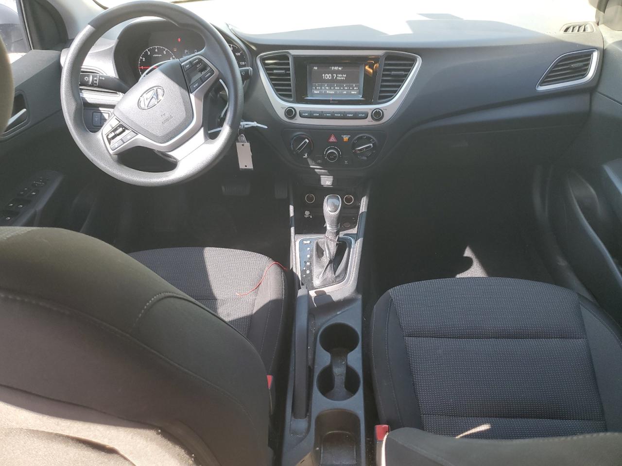 2020 Hyundai Accent VIN 3KPC24A61LE106504 Copart auction photo, rear end / minor dent/scratches damage thumbnail 8