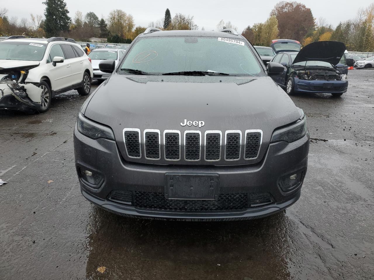 2019 Jeep Grand Cherokee VIN 1C4PJMLX9KD231891 Copart auction photo, front end / side damage thumbnail 5